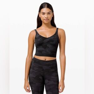 LULULEMON | align tank black camo size 4